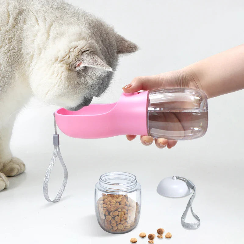 Die Tragbare 2in1 Wasserflasche für Hunde